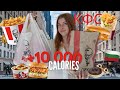 On mange toute la carte kfc en bulgarie 10 000 calories