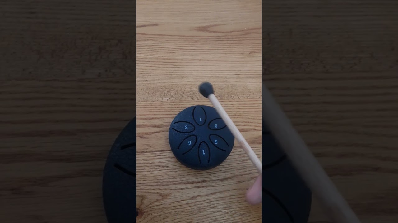 Steel Hand pan Ethereal Tongue Rain Mini Drum 3 Inches 6 Tones