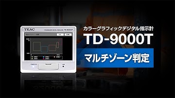 カラーグラフィックデジタル指示計TD-9000T機能説明【マルチゾーン判定】