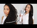 BEST EVER BLOW OUT?! TESTING THE T3 AIREBRUSH DUO ON CURLY HAIR!