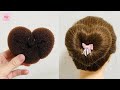 Hairstyle Donut Heart Bun Tuto【Updo Lover】#簡単ヘアアレンジ #updo