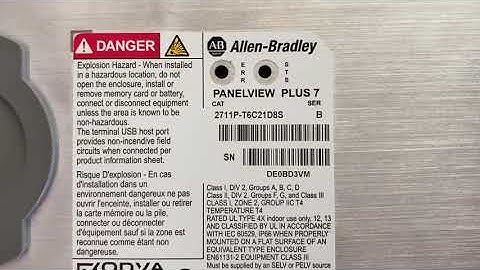 Allen Bradley Panelview Plus Factory Reset
