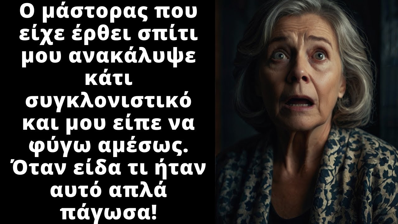 Ο Μάστορας του σπιτιού είδε κάτι, πάγωσε και μου είπε να φύγω γρήγορα από το σπίτι