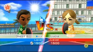 World Record Wii Sports Resort Ping Pong Champion Speedrun In 1123