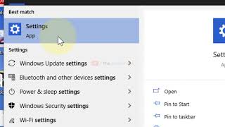 Reset Settings App of Windows 10