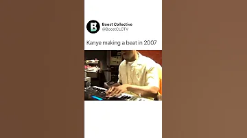 RARE FOOTAGE of Kanye West Making a Beat‼️