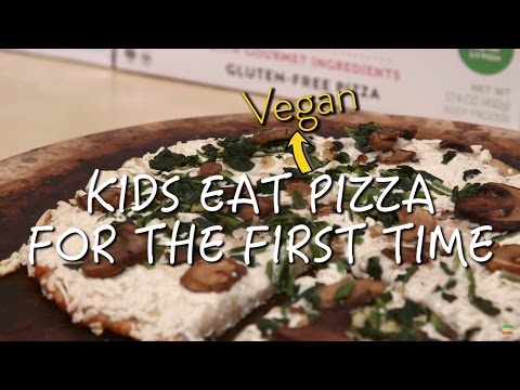 Kids Eat Vegan Pizza For The First Time