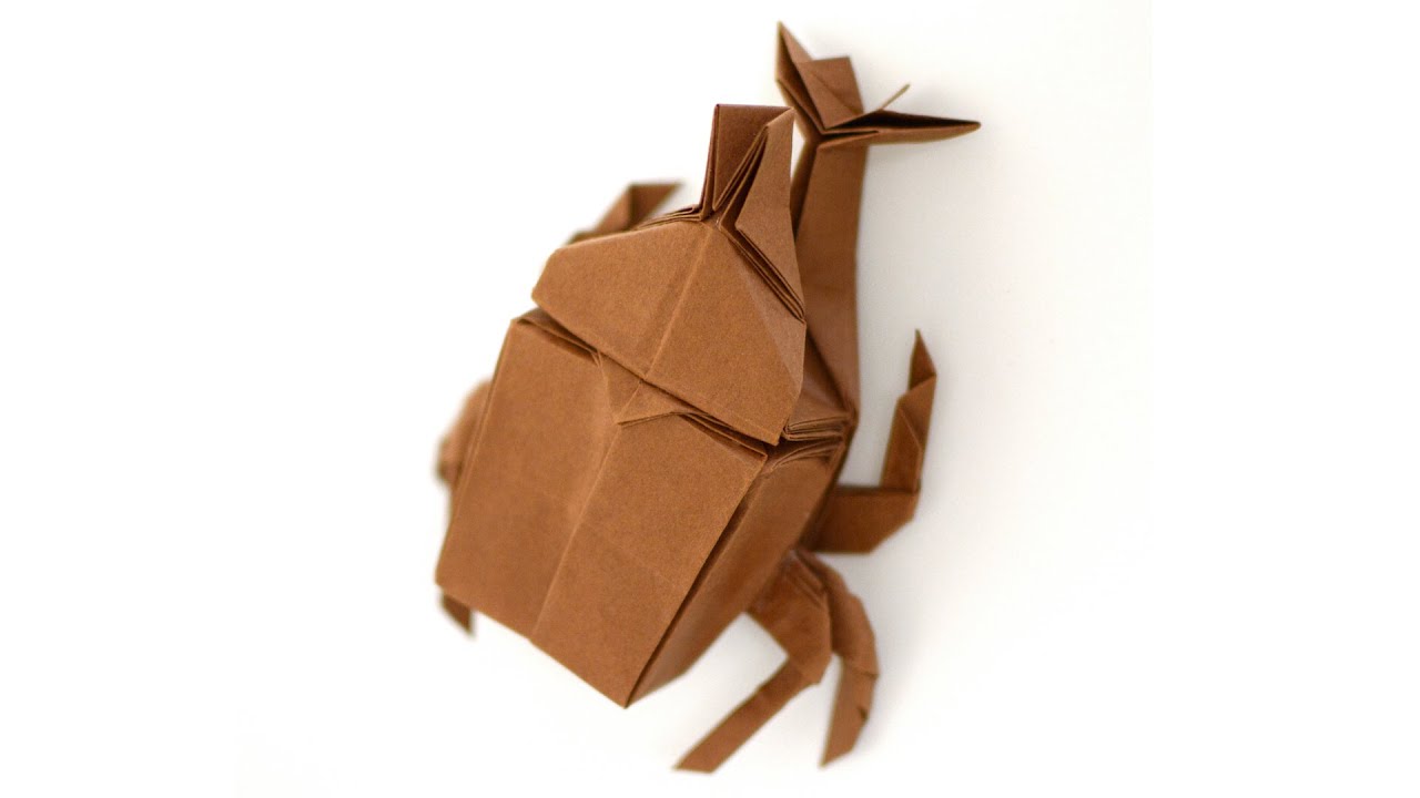 折り紙 カブトムシ Origami Beetle Ezuno Origami 折り紙モンスター