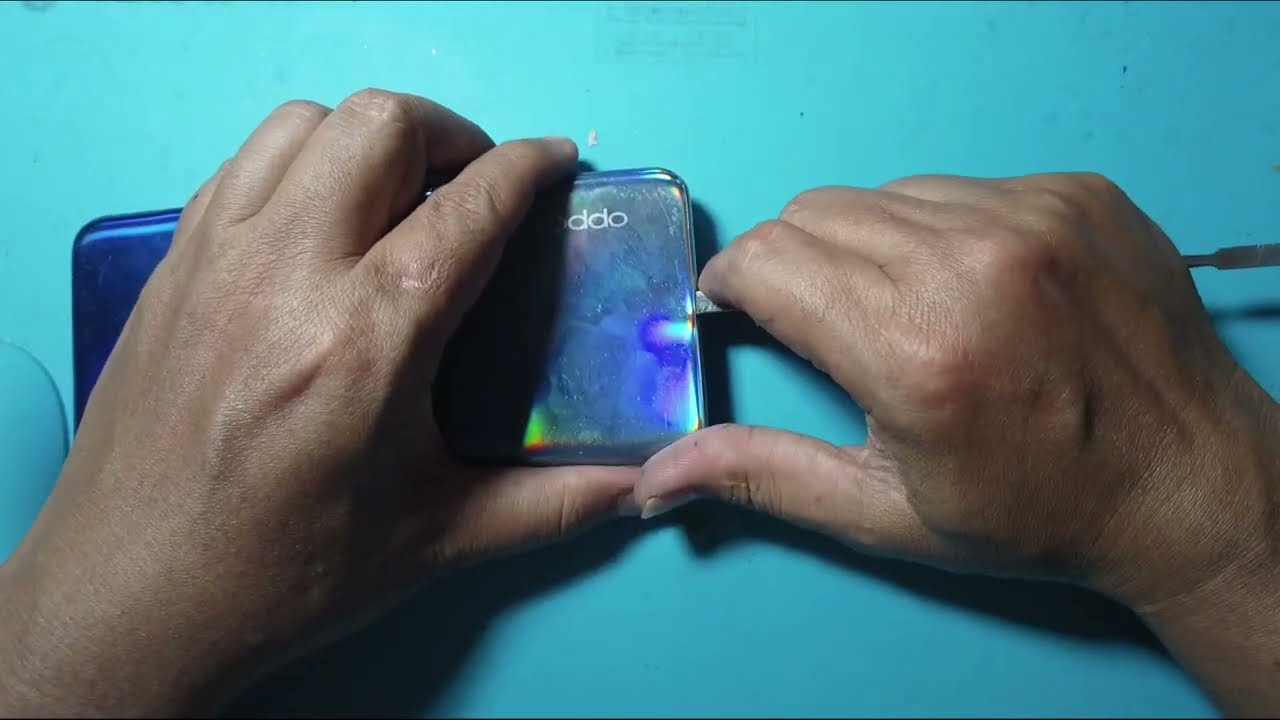 cara buka dan cara ganti lcd oppo a54 4g
