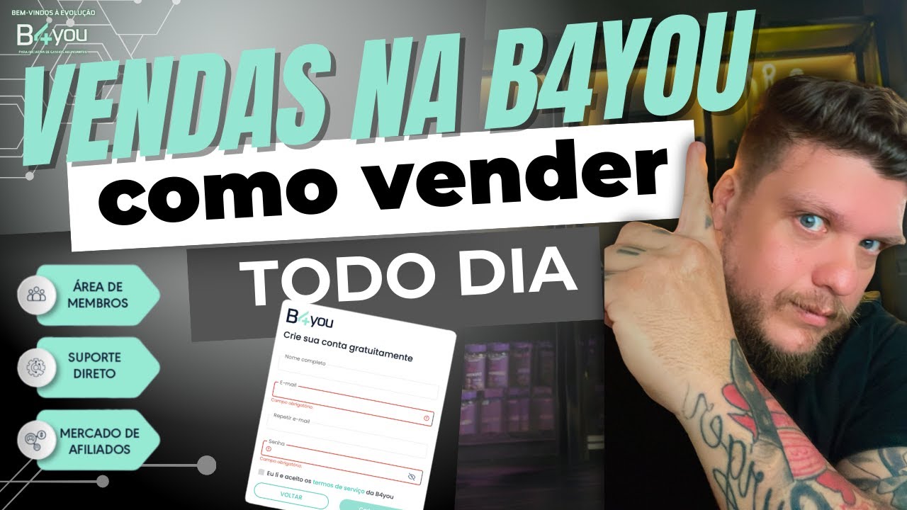 Como Vender na B4YOU Todos os Dias (Passo a Passo Simples) - YouTube