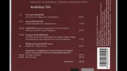 Andrassy Trio CD "Terzetti"