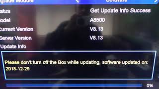 how we update istar box A8500 plus / arabic