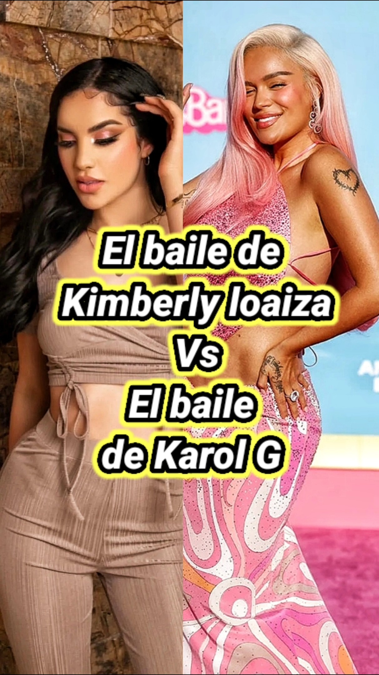 El baile de Kimberly loaiza Vs El baile de Karol G. #karolg #kimberlyloaiza