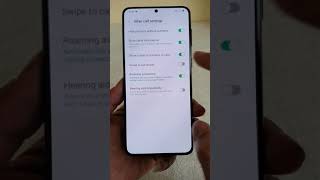 Samsung One UI 4.0 : How to Enable Swipe to Call or Text screenshot 2