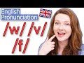 English pronunciation lesson the sounds w and v and f