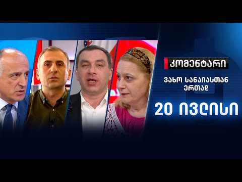კომენტარი: შაქარაშვილის საქმის ახალი დეტალები - 20 ივლისი