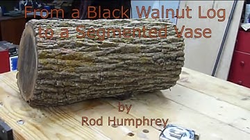 Woodturning a Segmented Vase from Firewood