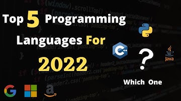 5 Programming Languages for 2022: What are the Top 5 Programming Languages For 2022?