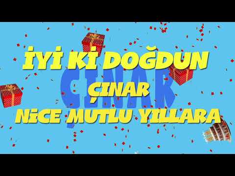 İyi ki doğdun ÇINAR - İsme Özel Ankara Havası Doğum Günü Şarkısı (FULL VERSİYON) (REKLAMSIZ)