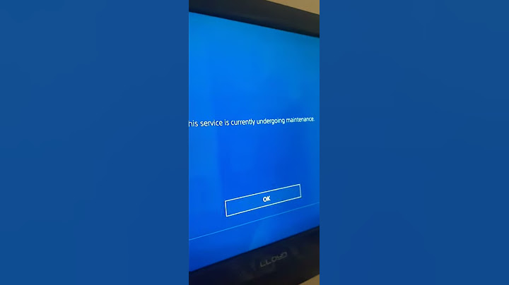 PS4 UNDERGOING MAINTENANCE help me fix it!!!!