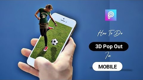 How To Do a 3D Pop Out Manipulation In Mobile (Picsart Editing Tutorial)