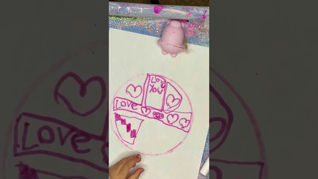 Drawing Love 💕 #art #paperart #pink #artandcraft #cortis #diy #papercrafts #love #drawing #kpop