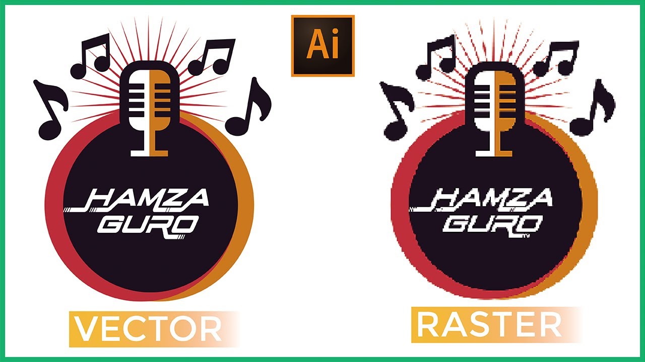 Convert Raster to Vector with One Step - illustrator Tutorial - YouTube