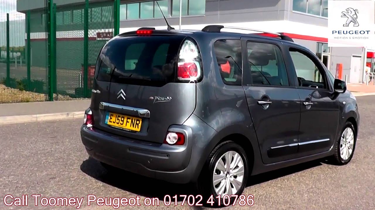 2009-citroen-c3-picasso-exclusive-1-6l-grey-metallic-ej59fnr-for-sale