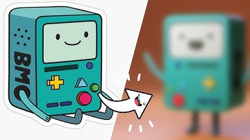 3D Modeling BMO from Adventure Time🤖