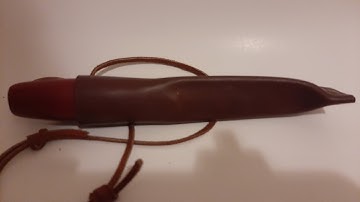 Custom Mora knife leather sheaths.