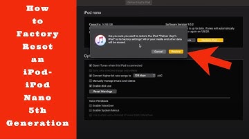 How to Factory Reset an iPod- iPod Nano 5th Generation 2020