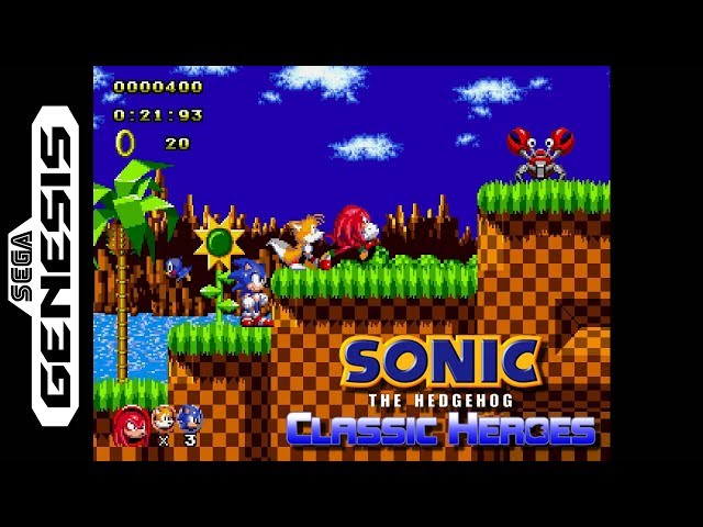 Sonic Classic Heroes (Sega Genesis) - Region Free Reproduction