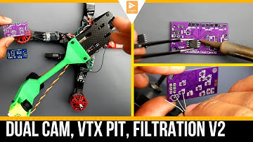 DroneMesh Dual FPV Camera Board V2 // Open Hardware