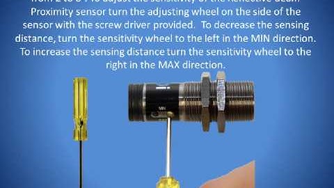 Reflective Beam Proximity Sensor Operating Procedure
