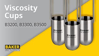 Baker B3200, B3300, B3500 Viscosity Cups