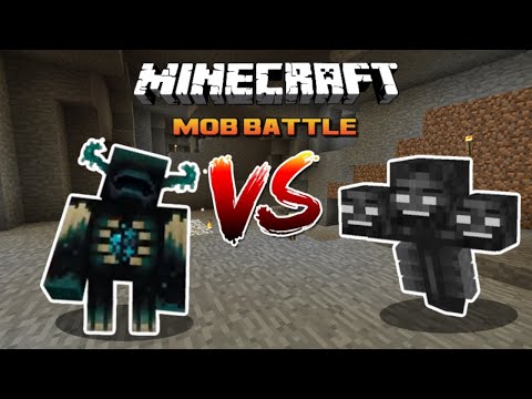 Warden VS Wither  | Minecraft Deep Dark | 1.19