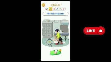 Tricky Quiz Brain Out Puzzle Level 16 Find the locker key (New Update)