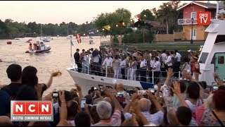 CincoTV - Tigre Celebró la procesión náutica por el Día de la Virgen sobre el río Luján