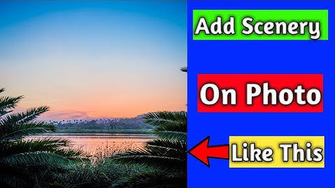 How to Add Scenery on Background||Software Urdu||