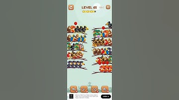 BIRD SORT 2 COLOR PUZZLE GAME🐦 LEVEL 65