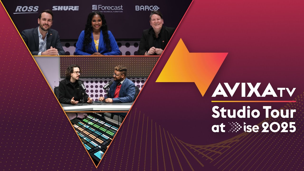 Take a Tour of the AVIXA TV Studio at ISE 2025! - YouTube