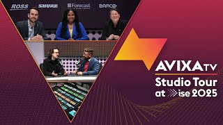 Take a Tour of the AVIXA TV Studio at ISE 2025!