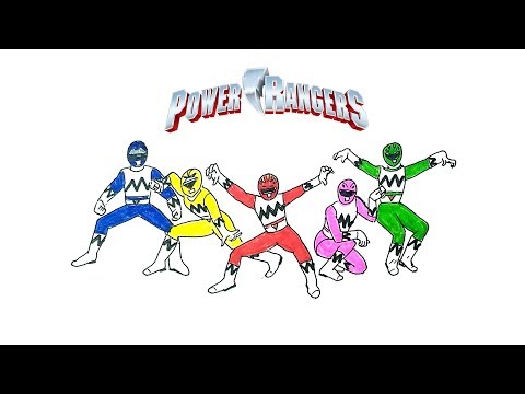 How to Draw the Power Rangers