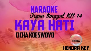 KARAOKE KAYA HATI( CICHA KOESWOYO )ORGEN TUNGGAL KN 140O