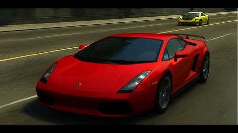 NFS Most Wanted  Blacklist #4 Race  Red Lamborghini Gallardo Speed Trap Victory!