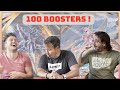 Ouverture folle de 100 boosters pokemon  giga ouverture feat coco et aristote 