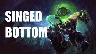 League of Legends - Singed and Blitzcrank Bottom - Full Game With Joe