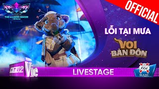 Lỗi Tại Mưa - Voi Bản Đôn khiến netizen sốc với chất rock|The Masked Singer Vietnam 2023 [LiveStage]