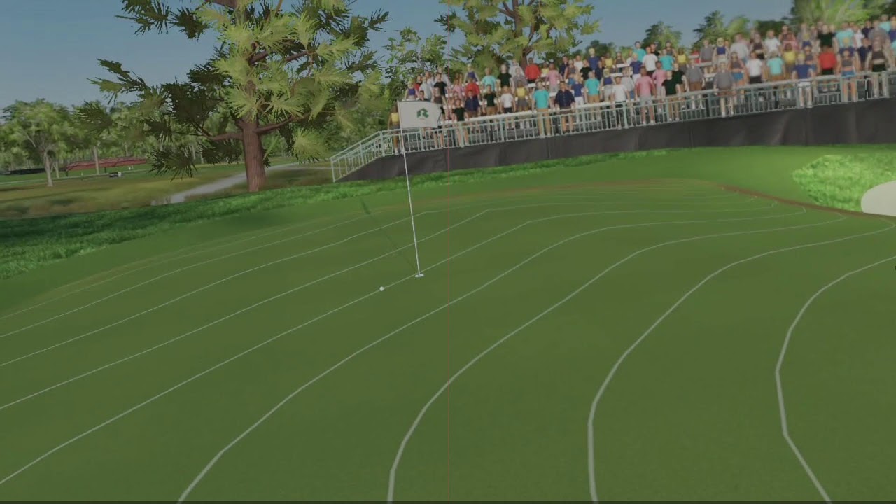 Meta VR golf plus  EXTREME9 MULTIPLAYER Green #golfplusvr #meta #oculus #quest3 #multiplayervr