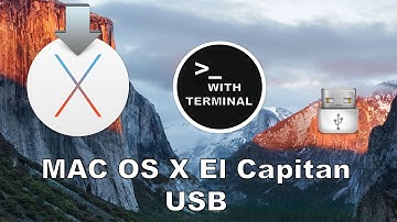 Create a Bootable Install usb Mac OS X El Capitan 10.11 (Terminal)